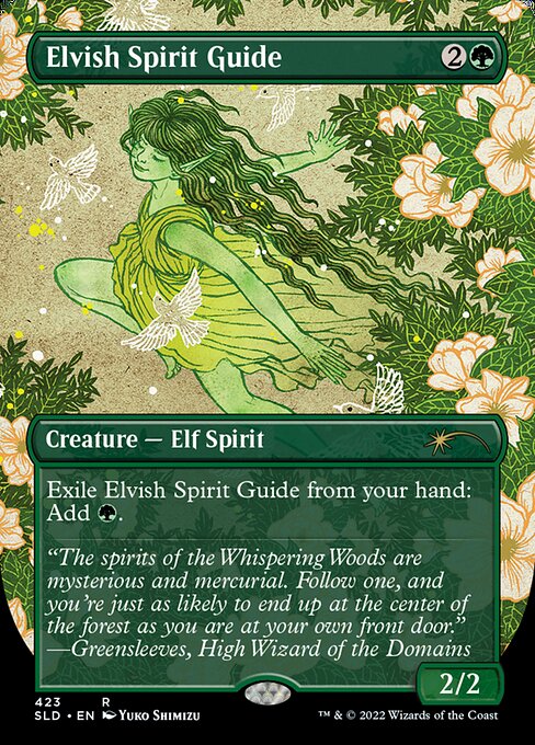 Elvish Spirit Guide Secret Lair Drop - Yoko Shimizu Art